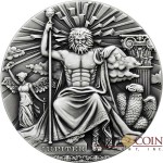 Niue Island JUPITER - KING OF THE GODS series ROMAN GODS Silver Coin $2 Antique finish 2016 Detailed Ultra High Relief 2 oz